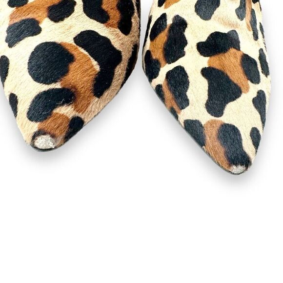 Aquatalia Marilisa Weatherproof Genuine Calf Hair Bootie Leopard Women’s Size 8 - Picture 4 of 10